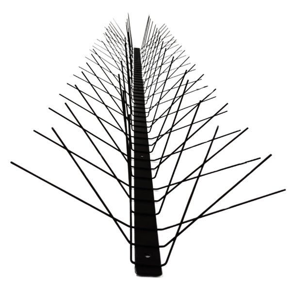 Stainless Steel Bird Spikes Extra Wide - Black