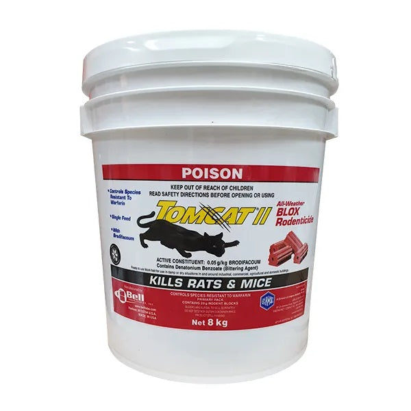 Tomcat II Rat Bait | 800g Bucket | Kills Rats Fast| BUY ONLINE ...