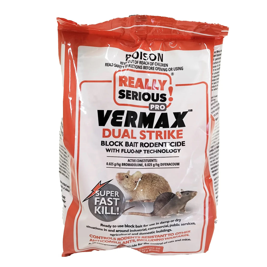 Really Serious! Pro Vermax Rat & Mice Block Bait